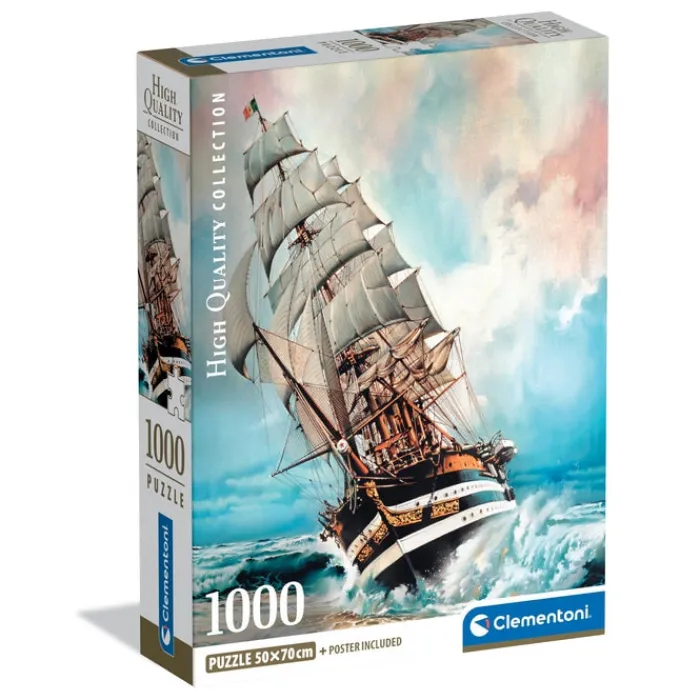 Clementoni Football|Vintage|Amerigo Vespucci - 1000 pièces