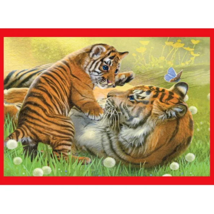 Clementoni Cartes|Animaux|Baby Cuddles - 1x12 + 1x16 + 1x20 + 1x24 pièces