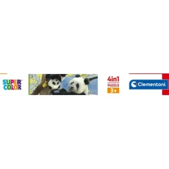 Clementoni Cartes|Animaux|Baby Cuddles - 1x12 + 1x16 + 1x20 + 1x24 pièces