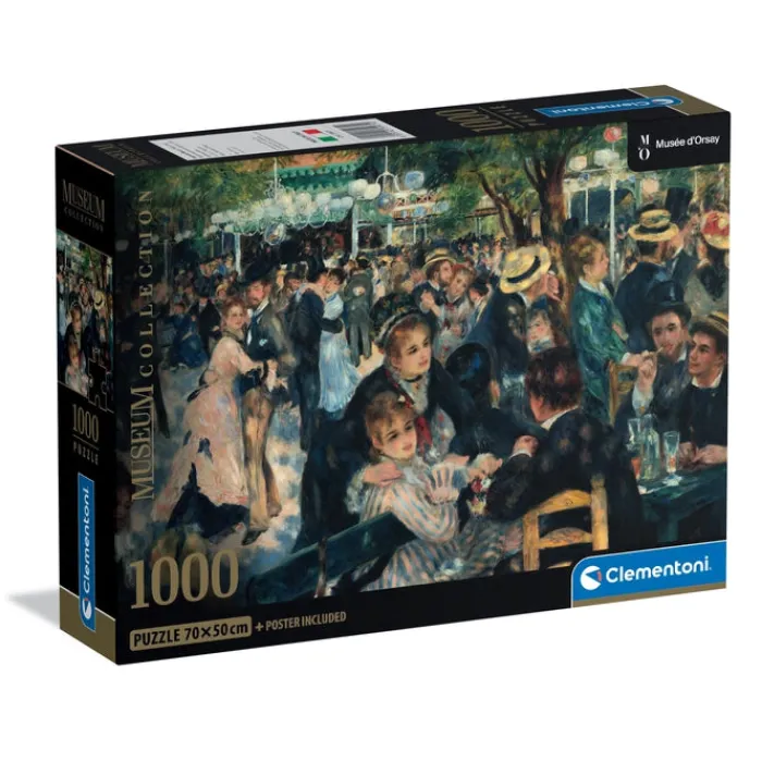 Clementoni Football|Vintage|Bal Du Moulin - 1000 pièces