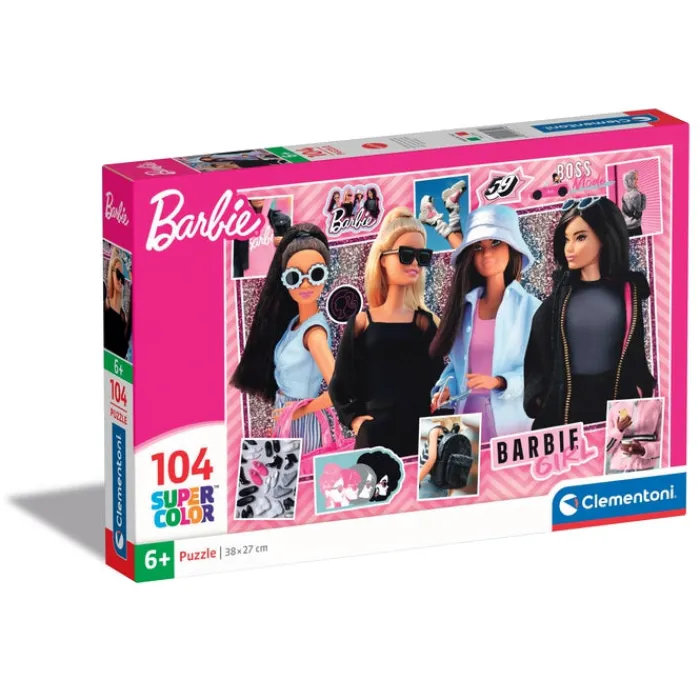 Clementoni Autres Personnages|Cartes|Barbie - 104 pièces