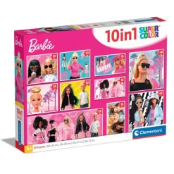 Clementoni Cartes|Autres Personnages|Barbie - 1x60 + 2x48 + 4x30 + 3x18 pièces