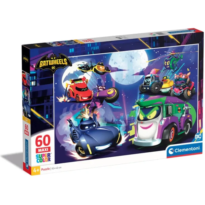 Clementoni Cartes|Autres Personnages|Batwheels - 60 pièces