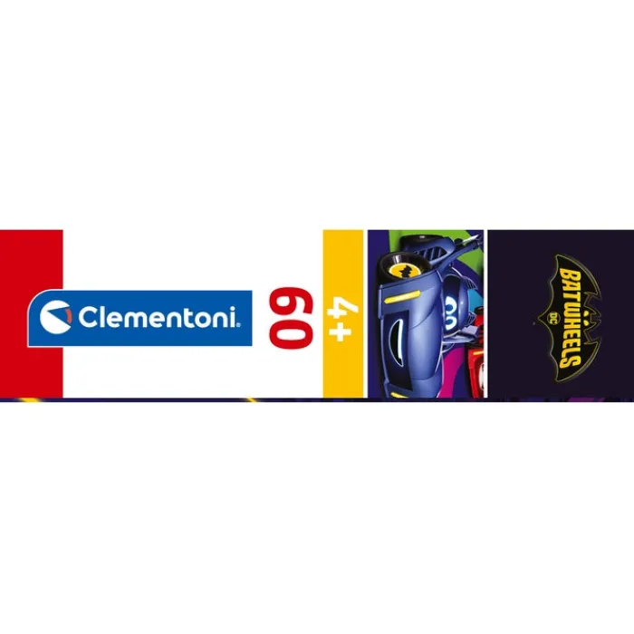Clementoni Cartes|Autres Personnages|Batwheels - 60 pièces