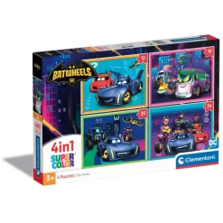 Clementoni Cartes|Autres Personnages|Batwheels - 1x12 + 1x16 + 1x20 + 1x24 pièces