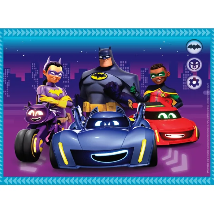 Clementoni Cartes|Autres Personnages|Batwheels - 1x12 + 1x16 + 1x20 + 1x24 pièces