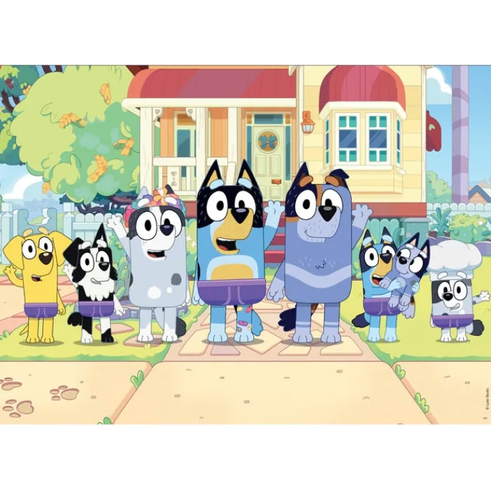 Clementoni Cartes|Autres Personnages|Bluey - 60 pièces
