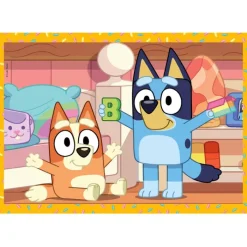 Clementoni Cartes|Autres Personnages|Bluey - 1x12 + 1x16 + 1x20 + 1x24 pièces
