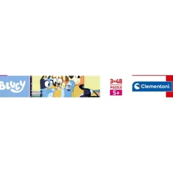 Clementoni Cartes|Autres Personnages|Bluey - 3x48 pièces
