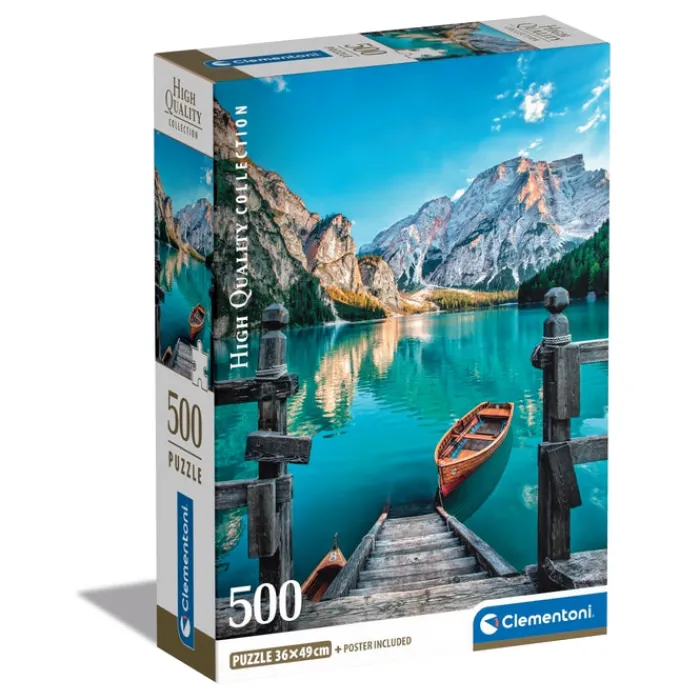 Clementoni Football|Vintage|Braies Lake - 500 pièces