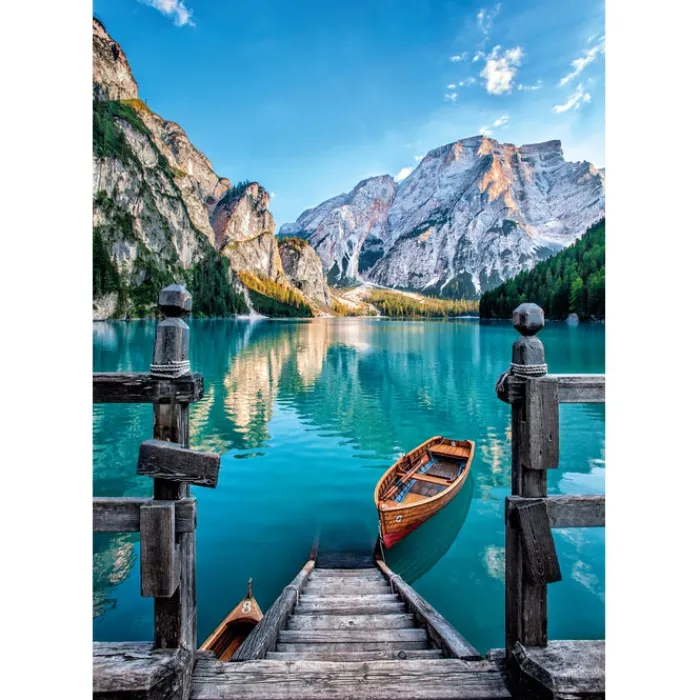 Clementoni Football|Vintage|Braies Lake - 500 pièces