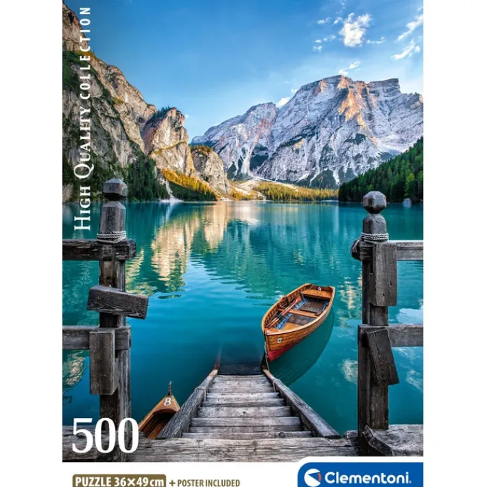Clementoni Football|Vintage|Braies Lake - 500 pièces
