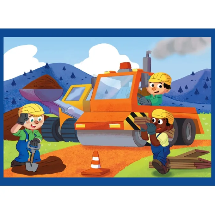 Clementoni Cartes|Illustrations|Busy At Work - 1x12 + 1x16 + 1x20 + 1x24 pièces