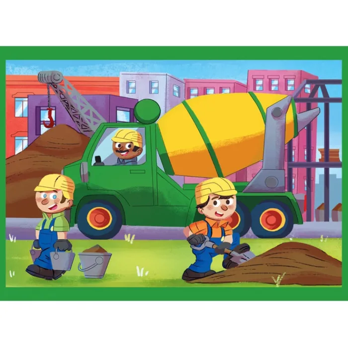 Clementoni Cartes|Illustrations|Busy At Work - 1x12 + 1x16 + 1x20 + 1x24 pièces