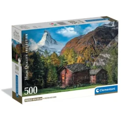 Clementoni Football|Vintage|Charming Matterhorn - 500 pièces