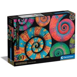 Clementoni Color Boom|Football|Colorboom Curly Tails - 500 pièces