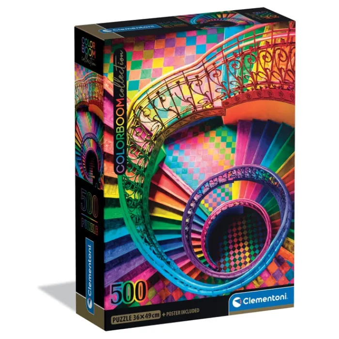 Clementoni Color Boom|Football|Colorboom Stairs - 500 pièces