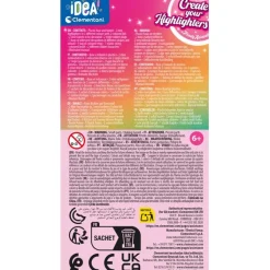 Clementoni Jeux Créatifs|Crée tes fluos - Trendy animals