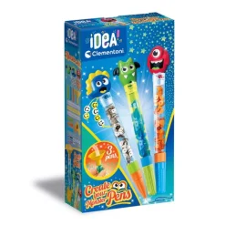 Clementoni Jeux Créatifs|Crée tes stylos - Monstres