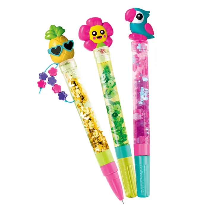 Clementoni Jeux Créatifs|Crée tes stylos - Tropical