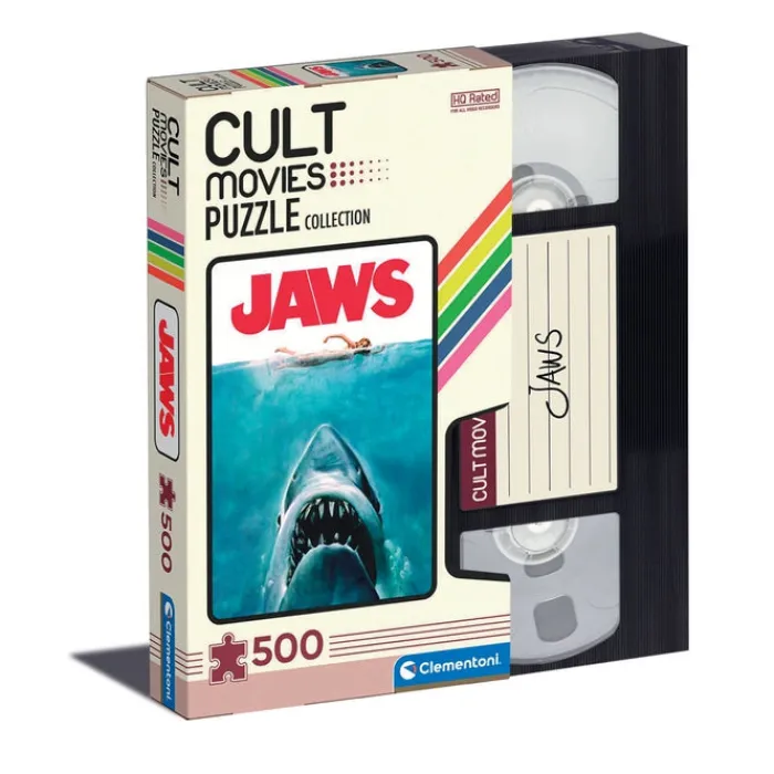 Clementoni Football|Vintage|Cult Movies Jaws - 500 pièces