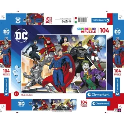 Clementoni Cartes|Dc Comics Justice League - 104 pièces
