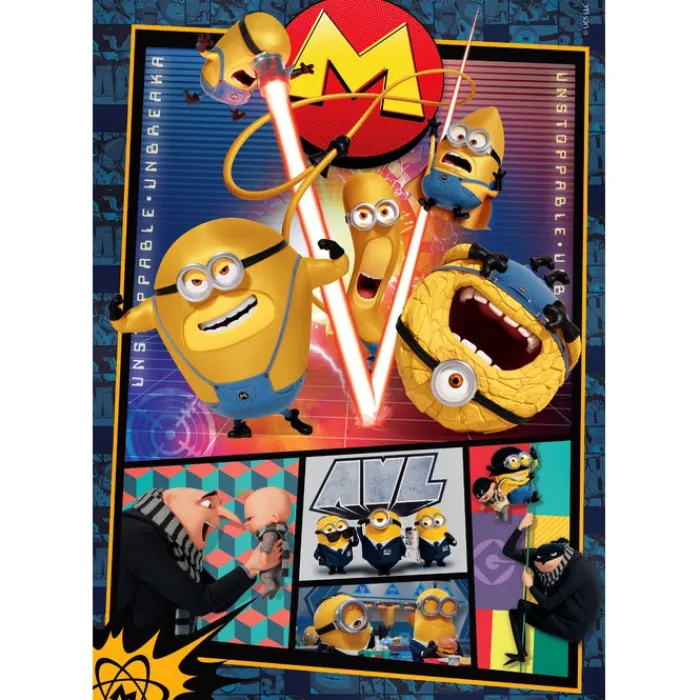 Clementoni Football|Autres Personnages|Despicable Me 4 - 1000 pièces
