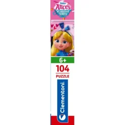 Clementoni Cartes|Personnages Disney|Disney Alice Bakery Disney - 104 pièces