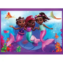 Clementoni Princesses Disney|Cartes|Disney Ariel - 1x12 + 1x16 + 1x20 + 1x24 pièces