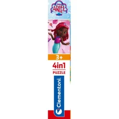 Clementoni Princesses Disney|Cartes|Disney Ariel - 1x12 + 1x16 + 1x20 + 1x24 pièces