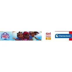 Clementoni Princesses Disney|Cartes|Disney Ariel - 1x12 + 1x16 + 1x20 + 1x24 pièces