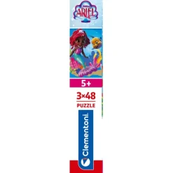 Clementoni Cartes|Princesses Disney|Disney Ariel - 3x48 pièces