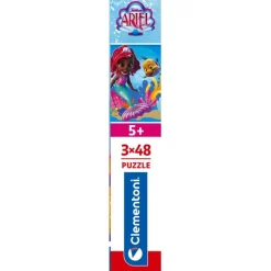 Clementoni Cartes|Princesses Disney|Disney Ariel - 3x48 pièces
