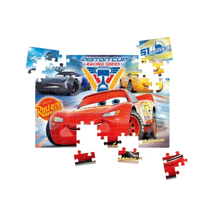 Clementoni Cartes|Personnages Disney|Disney Cars - 104 pièces