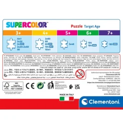 Clementoni Cartes|Personnages Disney|Disney Cars - 60 pièces