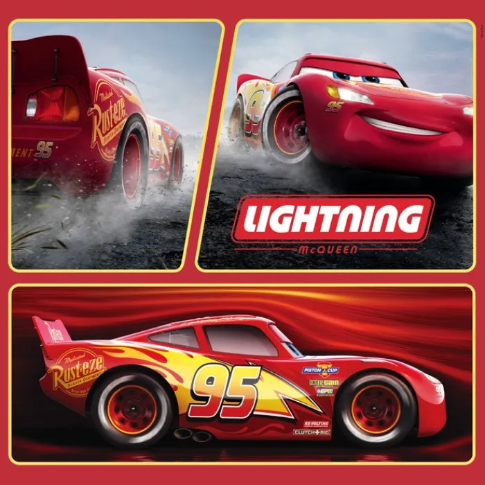Clementoni Football|Personnages Disney|Disney Cars - 3x48 pièces