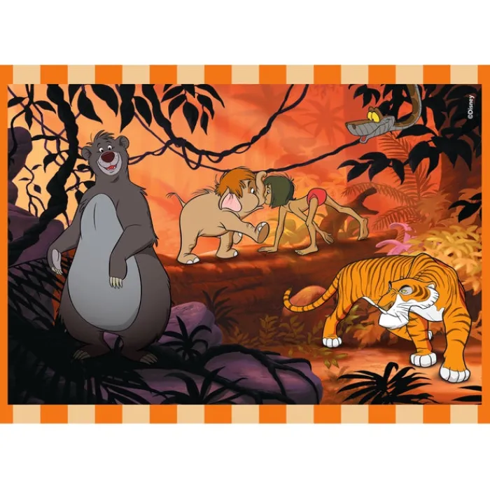 Clementoni Personnages Disney|Cartes|Disney Classics - 1x12 + 1x16 + 1x20 + 1x24 pièces