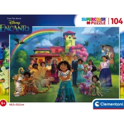 Clementoni Cartes|Personnages Disney|Disney Encanto - 104 pièces