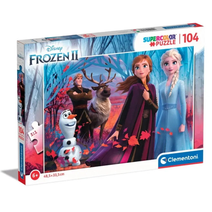 Clementoni Cartes|Personnages Disney|Disney Frozen 2 - 104 pièces