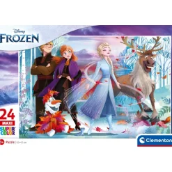 Clementoni Cartes|Personnages Disney|Disney Frozen 2 - 24 pièces