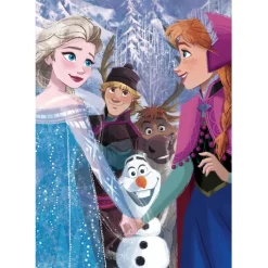 Clementoni Cartes|Personnages Disney|Disney Frozen - 104 pièces