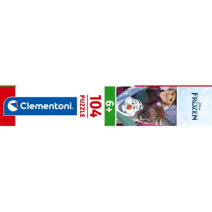 Clementoni Cartes|Personnages Disney|Disney Frozen - 104 pièces