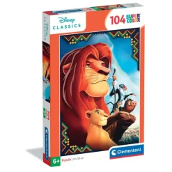 Clementoni Cartes|Personnages Disney|Disney Lion King - 104 pièces