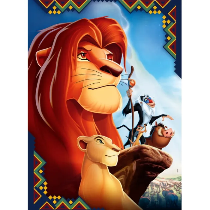Clementoni Cartes|Personnages Disney|Disney Lion King - 104 pièces