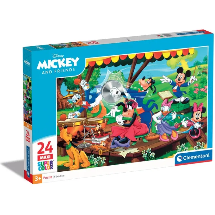 Clementoni Cartes|Personnages Disney|Disney Mickey and friends - 24 pièces