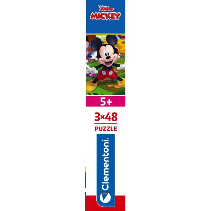 Clementoni Personnages Disney|Cartes|Disney Mickey and Friends - 3x48 pièces