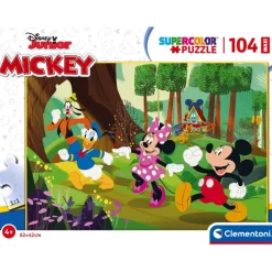 Clementoni Cartes|Personnages Disney|Disney Mickey And Friends - 104 pièces