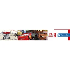 Clementoni Cartes|Personnages Disney|Disney Pixar Cars On The Road - 24 pièces