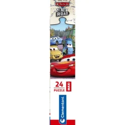 Clementoni Cartes|Personnages Disney|Disney Pixar Cars On The Road - 24 pièces