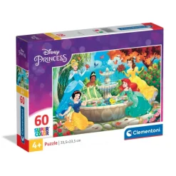 Clementoni Cartes|Princesses Disney|Disney Princess - 60 pièces